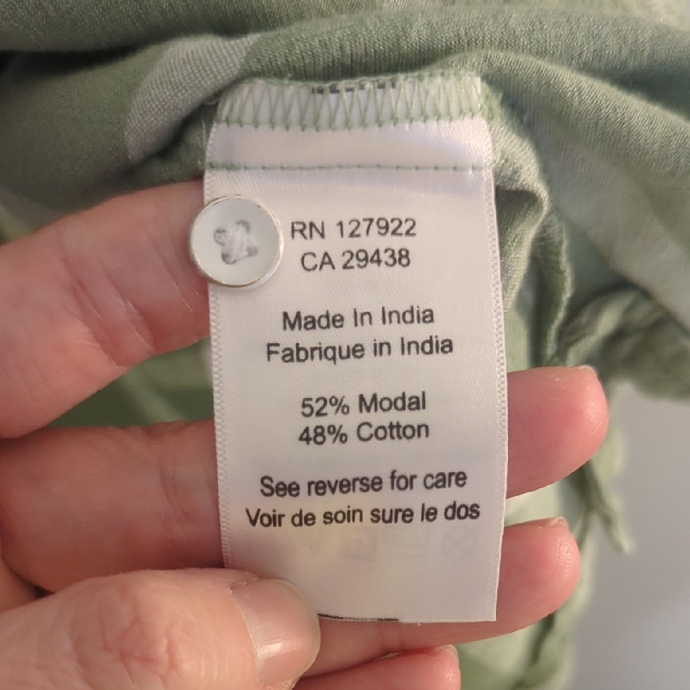 Mountain Khakis Green Plaid Sleeveless Women's Top - Picture 4 of 4